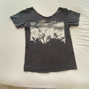 Black Graphic Storm Trooper Tee